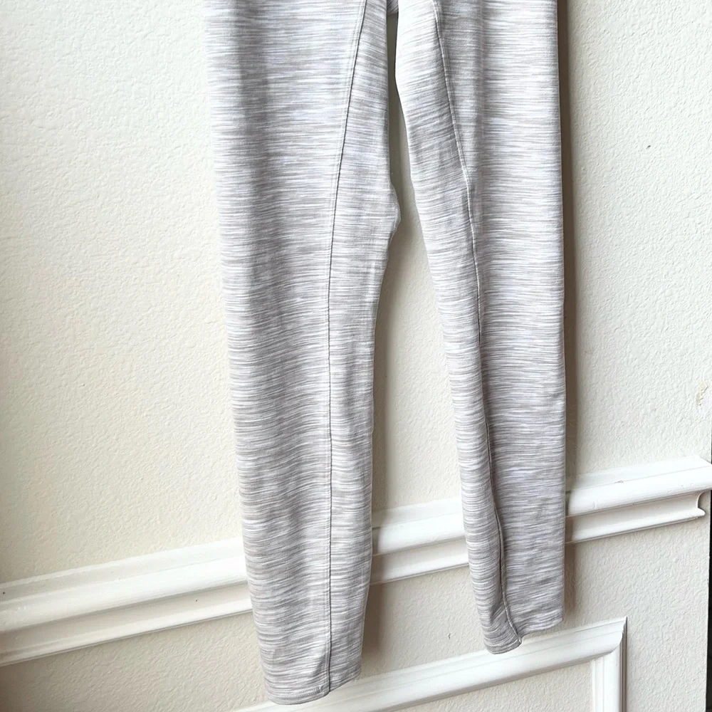 Outdoor Voices Heathered White tan freeform unitard bodysuit jumpsuit Sz M